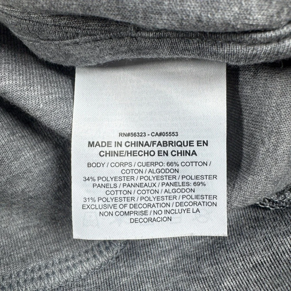 Nike Tech Fleece Track Jacket Mens XXL Grey Black Cross 886172-091